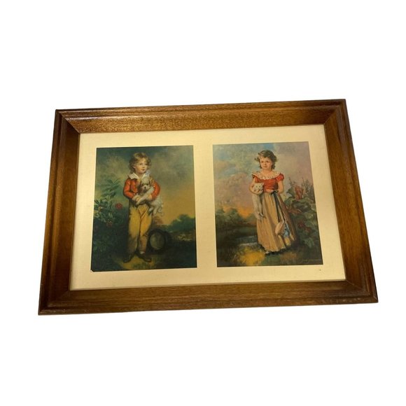 Heirloom of Tomorrow Frame Other - Vintage Heirloom of Tomorrow Photo Frame Arthur Devis and Chums Jane Cat Dog